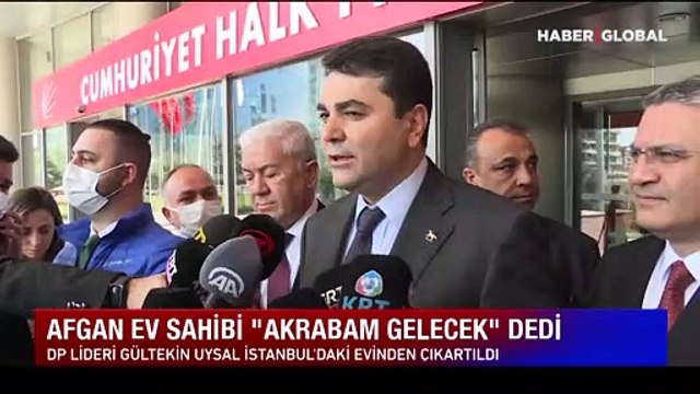 Parti liderine Afgan ev sahibi şoku!