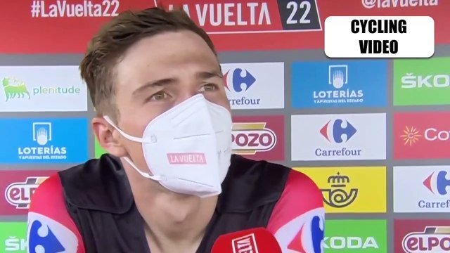 Remco Evenepoel Reacts To Crash At Vuelta a Espana