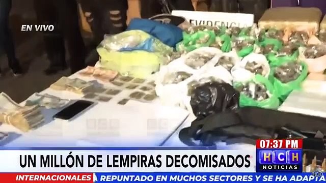 1 millón de lempiras decomisan a supuesto administrador de la #MS13 en la Col. Matamoros de la Capit