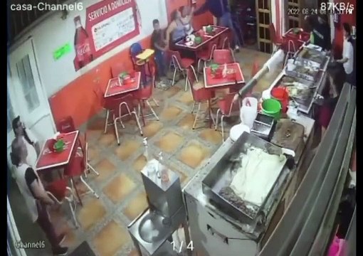 Video: Banda criminal asalta a comensales de taquerías de forma violenta