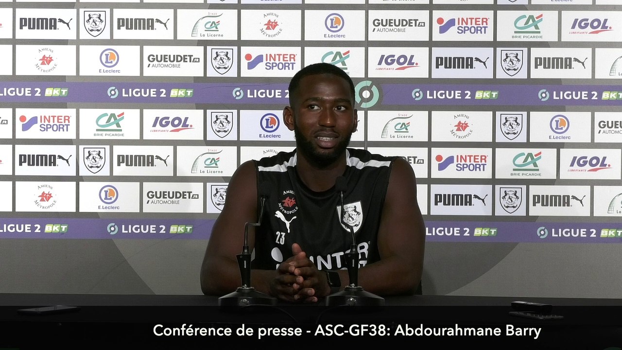 Conférence de presse - ASC-GF38: Abdourahmane...