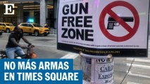 Nueva York declara a Times Square una zona libre de armas