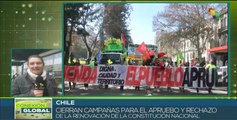 Chile convoca al Apruebo o Rechazo de referéndum democrático