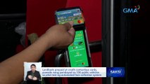 Landbank prepaid at credit contactless cards, puwede nang pambayad sa 150 public vehicles sa pilot test ng automated fare collection system | Saksi