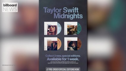 Taylor Swift Unveils Trilogy of Colored Vinyl ‘Midnights’ | Billboard News