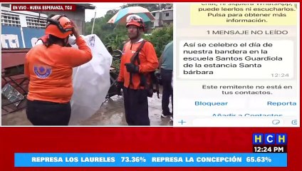 ¡Zona Inhabitable ! Evacúan a familias afectadas por deslizamiento en col. La Esperanza