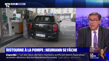 NEUMANN SE FÂCHE - La ristourne de 30 centimes sur le carburant "privilégie la fin du mois sur la fin du monde"