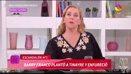 La furia de Marcela Tinayre contra Barby Franco por dejarla plantada en su programa