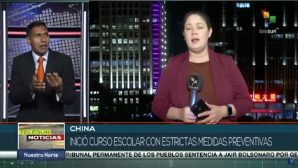 China inició nuevo curso escolar con estrictas medidas sanitarias