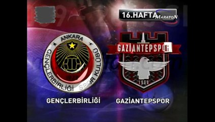 Gençlerbirliği 1-1 Gaziantepspor 13.12.2009 - 2009-2010 Turkish Super League Matchday 16