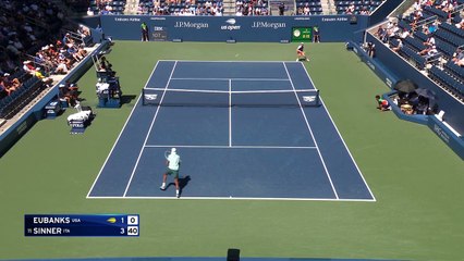 Sinner - Eubanks - Les temps forts du match - US Open