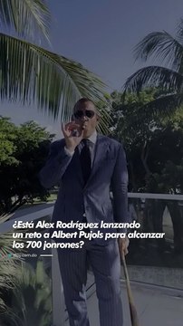 ¿Está Alex Rodríguez lanzando un reto a Albert Pujols para alcanzar los 700 jonrones?