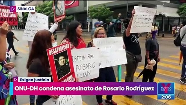 ONU-DH condena el asesinato de Rosario Rodríguez; buscadoras exigen justicia
