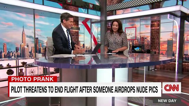 Hear pilot's reaction after passenger caught sending nude photos