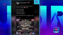 Demandan a la influencer que revendió los boletos del Corona Capital