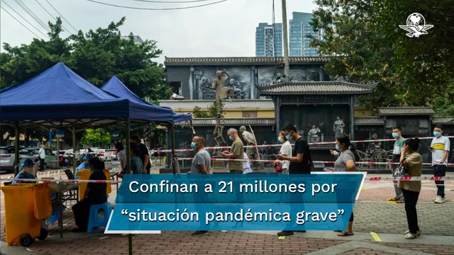 China confina a ciudad de 21 millones de habitantes por rebrote de Covid