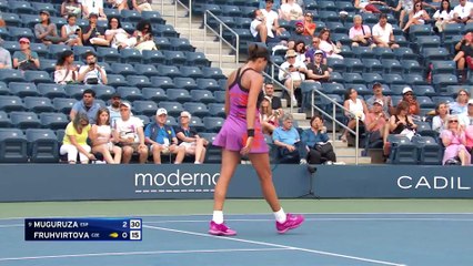 Muguruza - Fruhvirtova - Les temps forts du match - US Open