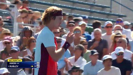 Rublev - Kwon - Les temps forts du match - US Open