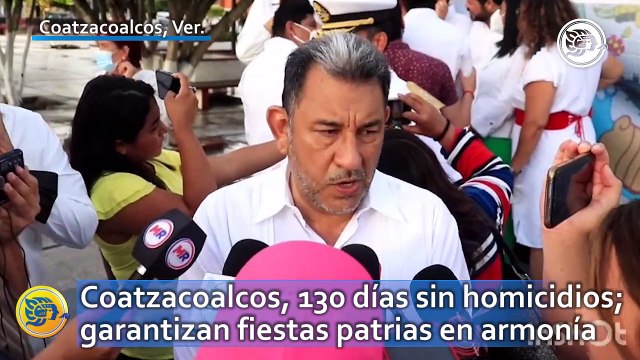 Coatzacoalcos, 130 días sin homicidios; garantizan fiestas patrias en armonía