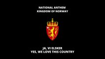 NATIONAL ANTHEM OF NORWAY: JA, VI ELSKER DETTE LANDET | YES, WE LOVE THIS COUNTRY