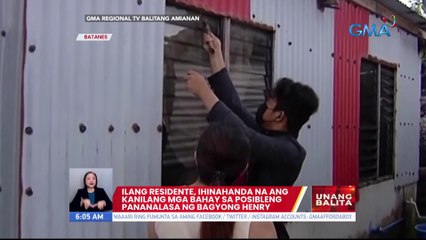Ilang residente, inihahanda na ang kanilang mga bahay sa posibleng pananalasa ng Bagyong Henry | UB