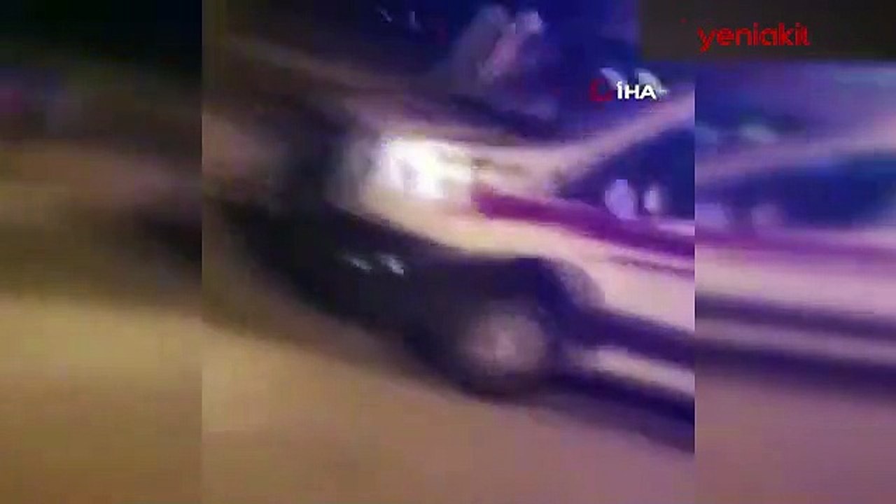 İYİ Parti Genel Başkan Yardımcısı Bahadır Erdem'in makam aracı vatandaşa çarptı