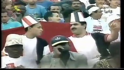 الشوط الاول من مباراة _ مصر و زامبيا 1_2 في اطار الامم الافريقية عام 2002م