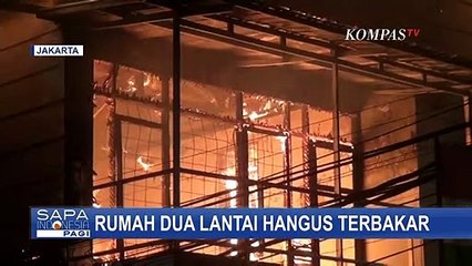 Berasal dari Obat Nyamuk Bakar, Rumah 2 Lantai di Duren Sawit Jakarta Hangus Dimakan Api!
