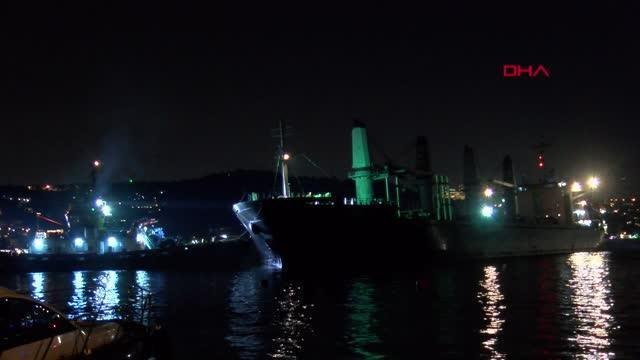 BEBEK SAHİLİNDE KARAYA OTURAN KARGO GEMİSİ KURTARILDI