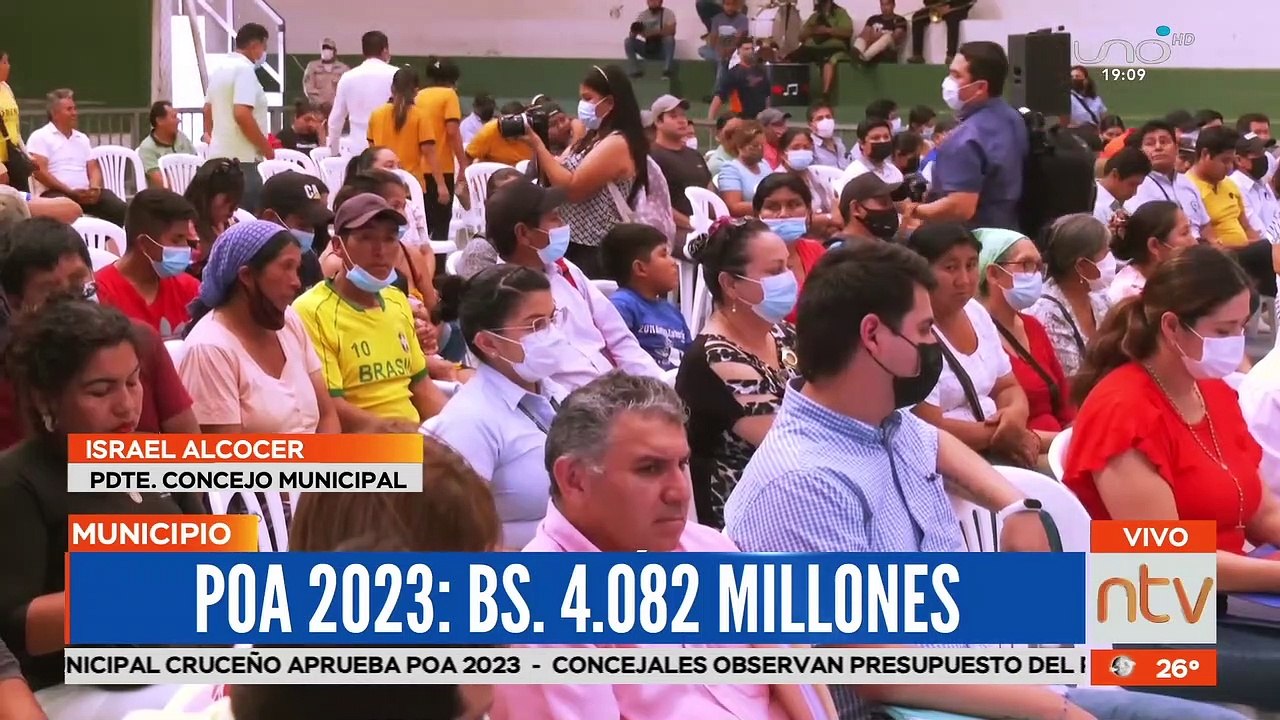 Concejo municipal aprueba POA gestión 2023