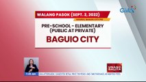 Walang pasok (Sept. 2, 2022) | UB