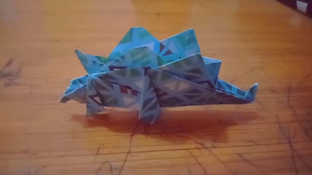 Cara membuat Origami dinosaurus || Origami Stegosaurus