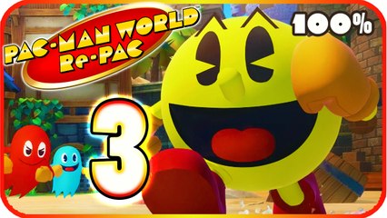 Pac-Man World: Re-PAC Walkthrough Part 3 (PS4, PS5) 100% Space Episode