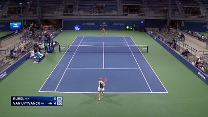 Burel - Van Uytanck - Les temps forts du match - US Open
