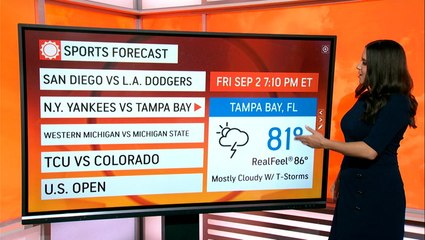 First fall sports forecast of the year