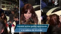 Intentan disparar en la cabeza a Cristina Kirchner, vicepresidenta de Argentina