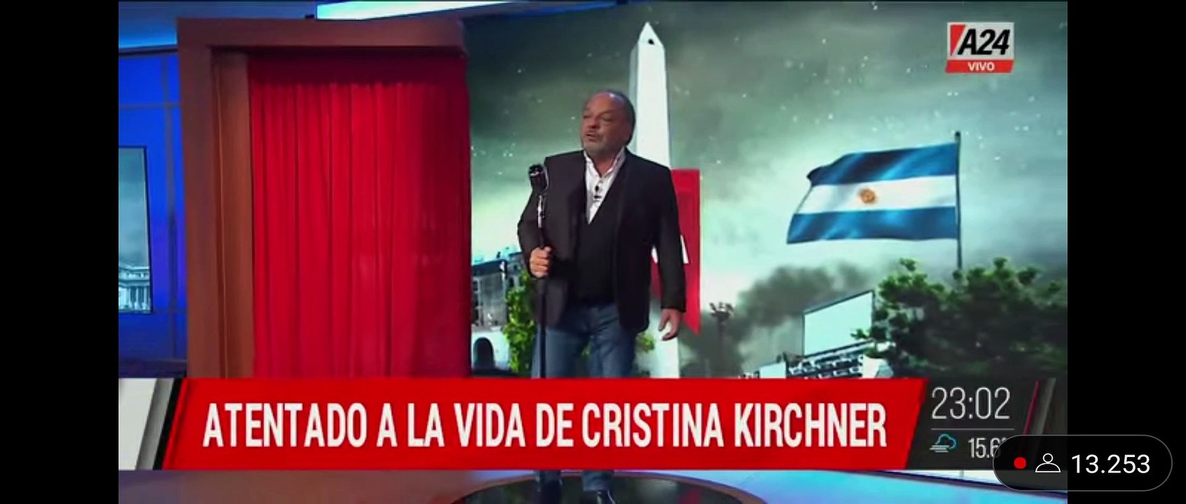 Baby Etchecopar: "Hoy todos somos Cristina Kirchner"