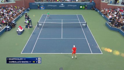 Shapovalov - Carballes Baena - Les temps forts du match - US Open