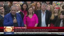 Diputado argentino Sergio Palazzo convoca a una manifestación en rechazo a la violencia política