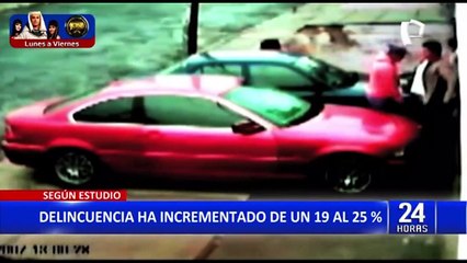 ¡Alarmantes cifras! delincuencia se incrementa de 19% a 25% en el país
