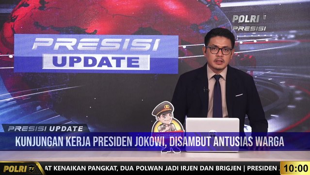PRESISI UPDATE 10.00 WIB : Kunjungan Kerja Presiden Jokowi, Disambut Antusias Warga