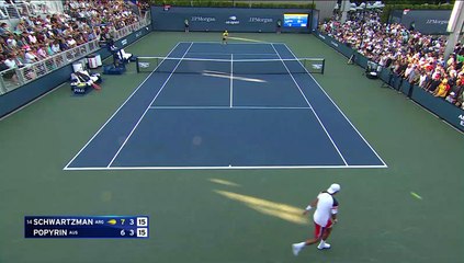 Schwartzman - Popyrin - Les temps forts du match - US Open