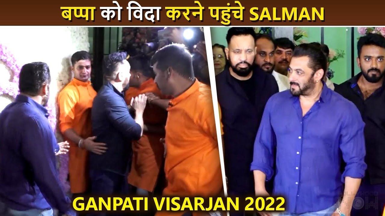 Salman Khan Gets Mobbed As He Arrives At Sister...