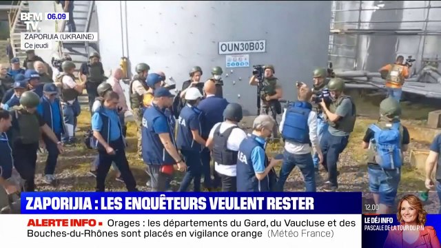 Centrale nucléaire de Zaporijia: après plusieurs heures d'inspection, les experts de l'AIEA souhaitent établir une présence continue sur le site