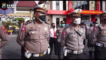 Apel Pemberian Reward dan Punishment Anggota Polres Jember dan Polsek Jajaran