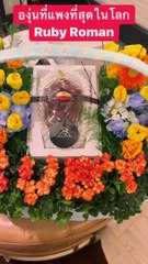 อั๋น ภูวนาท รีวิว องุ่นที่แพงที่สุดในโลก ลูกละ 7,700 ใช่ว่ามีเงินจะซื้อได้