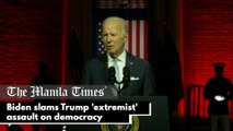 Biden slams Trump 'extremist' assault on democracy