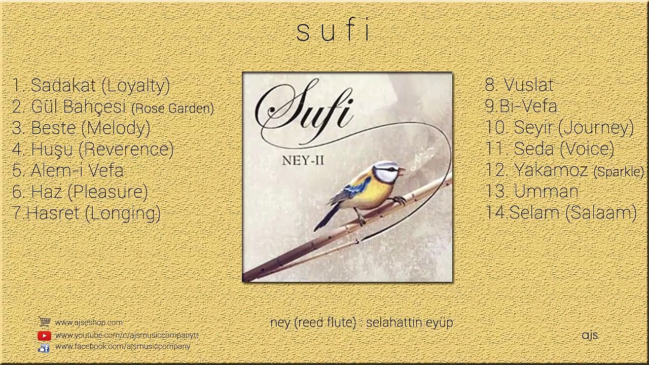 MUHTEŞEM SUFİ - NEY 2 - 50 DAKİKA TÜM ALBÜM
