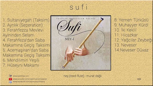 MUHTEŞEM SUFİ - NEY - 30 DAKİKA TÜM ALBÜM
