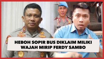 Heboh Sopir Bus Diklaim Miliki Wajah Mirip Ferdy Sambo, Warganet Wanti-wanti
